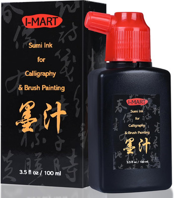 Sumi Ink for Chinese Calligraphy & Japanese Brush Art, Calligraphy Ink for Tradi