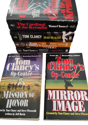 Lot Of 6 - Tom Clancy's Paperback Books - Dead Or Alive & Others