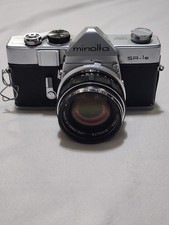 Minolta SR-1s 35mm Film Camera w/ Auto Rokkor-PF55mm F/1:17 Lens Japan READ 1ST