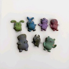 Set of 7 Small UglyDolls Mystery Bag Figures 2018 Movie Ugly Dolls Lot. T1