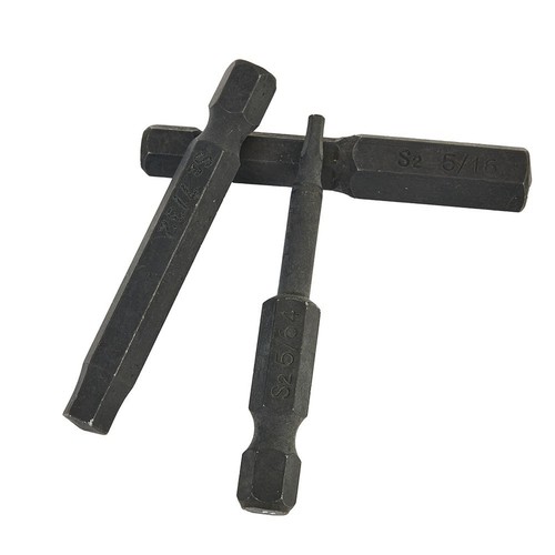 Screwdrivers Hex Magnetic Heads Wrench Drill Bits 1 4 Shank Steel Tool - Picture 10 of 12