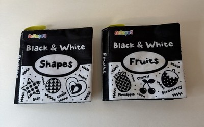 Dr.Rapeti Soft Washable Cloth High Contrast Developmental Baby Books  Pre-Owned 