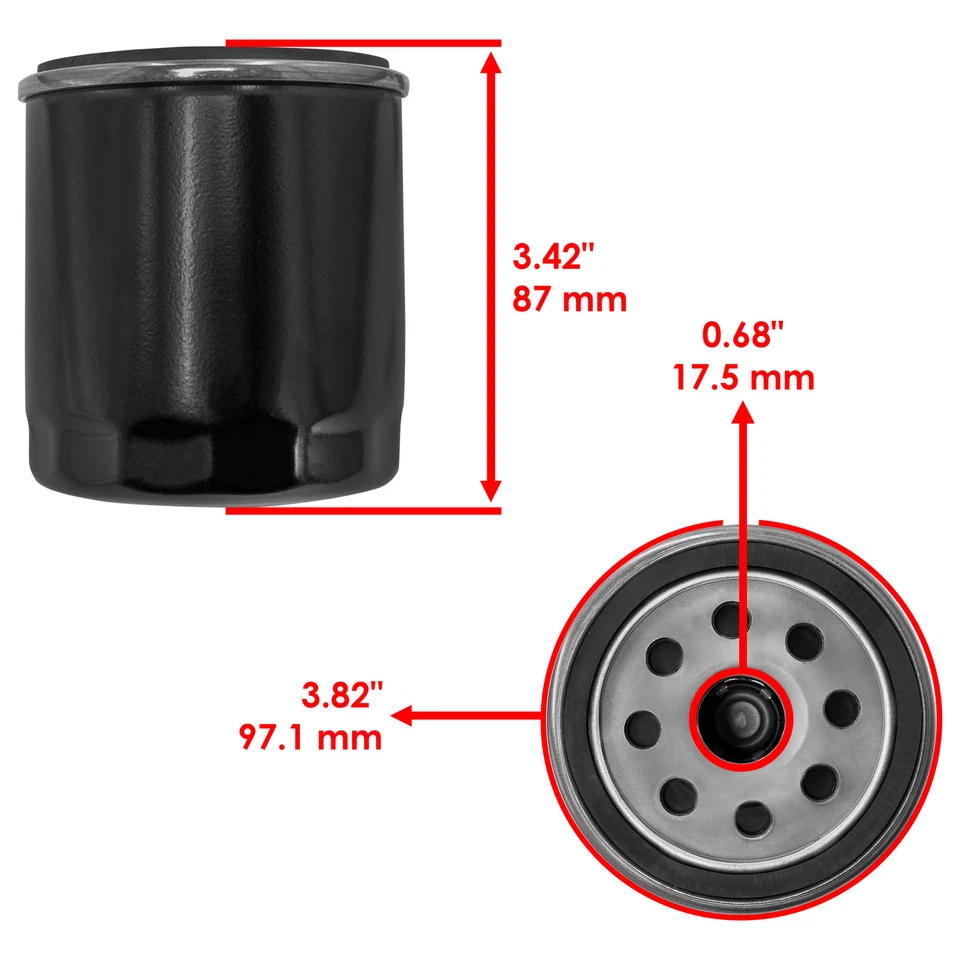 Filtro de aceite para Harley Davidson FLH 80 Police 1983-1984 / FLH Duo Glide 1958-1963 Foto 2 de 4