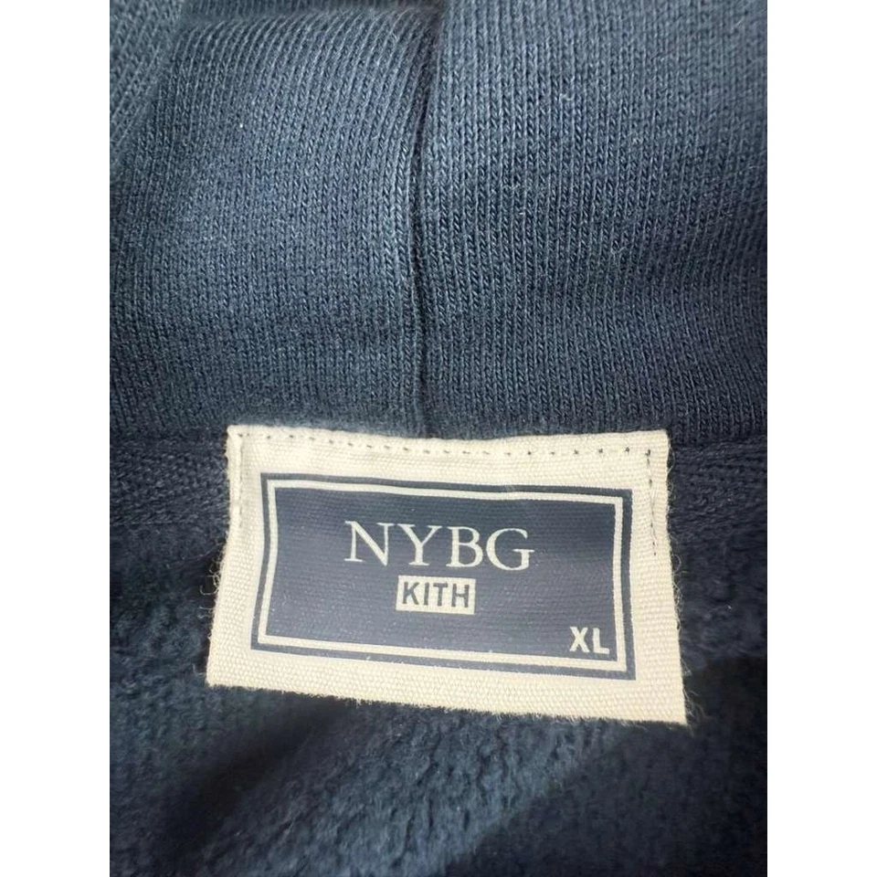 Sudadera con Capucha Kith x New York Jardín Botánico Hombres XL Gráfico Bordado Logo en el Pecho Foto 3 de 4