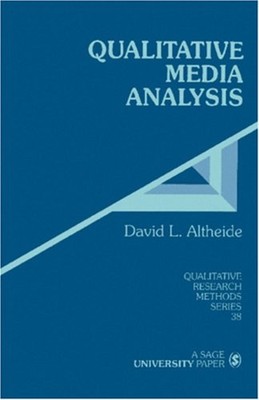 Qualitative Media Analysis Paperback David L. Altheide