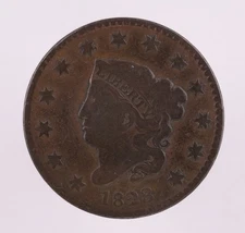 1823 Coronet Head Large Cent (B2756)
