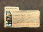 🔴 GI Joe ZAP 1982 File Card Only Vintage ARAH