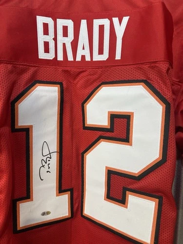 Tom Brady Tampa Bay Buccaneers Signed Football Jersey COA