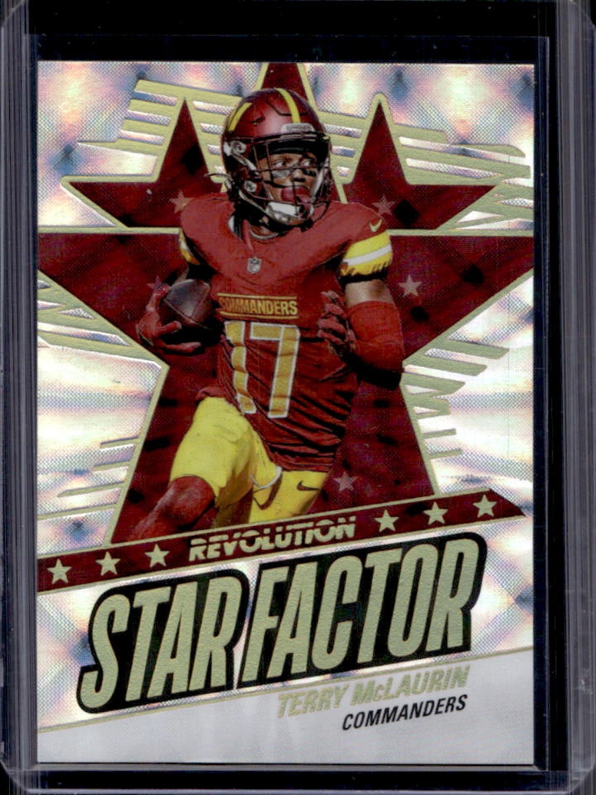 2025 Panini Revolution Terry McLaurin Star Factor #2 Commanders