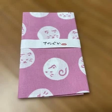 Kamawanu Tenugui Madu Cat Hand Towel Cotton Used