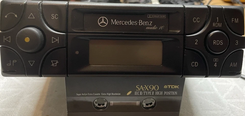 MERCEDES BENZ AUDIO 10 BE3100 Autoradio R129 W124 W140 W210 TOP Oldtimer - Bild 4 von 4