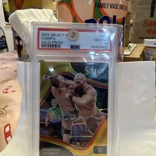 Tommaso Ciampa 2022 Panini Select Wwe Ringside Gold Wave /10 #297 POP 1