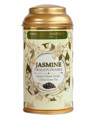 SAN CHA Jasmine Pearls, Dragon Pearls Green Imported From Fujian, China 50 gm