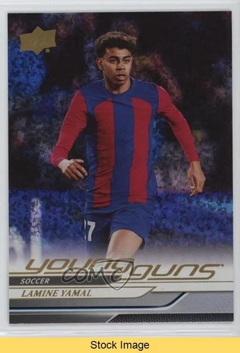 2025 Goodwin Champions Upper Deck Young Guns Speckled Foil Lamine Yamal READ