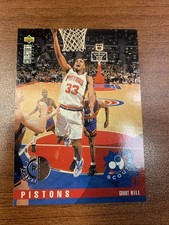 1995-96 Upper Deck CC Scouting Report Grant Hill #328 Platinum Player's Club RC