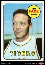 1969 Topps #207 Elroy Face Tigers 4 - VG/EX