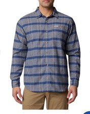 NWT Columbia Sportswear Men's Pitchstone Heavyweight Flannel Shirt Sz M  55