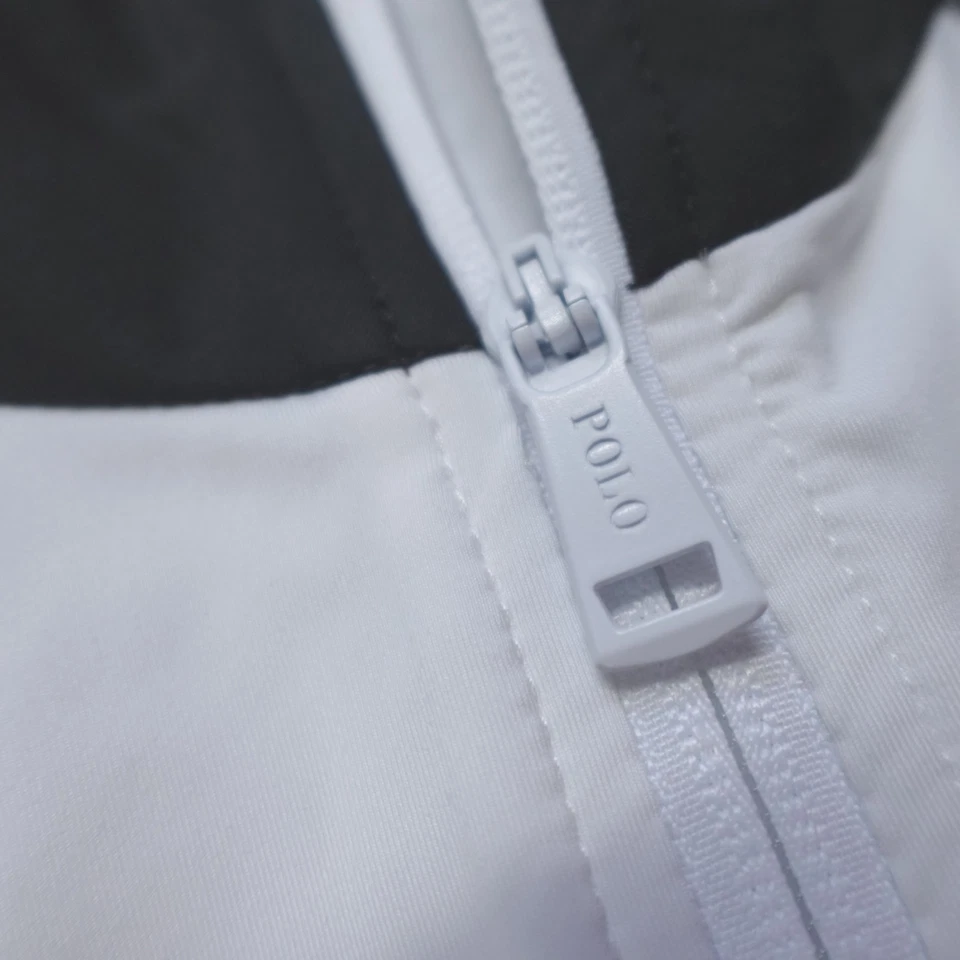 Polo Ralph Lauren Golf Full Zip UV Protection Jacket Black White Women's Size L - Image 3 of 4