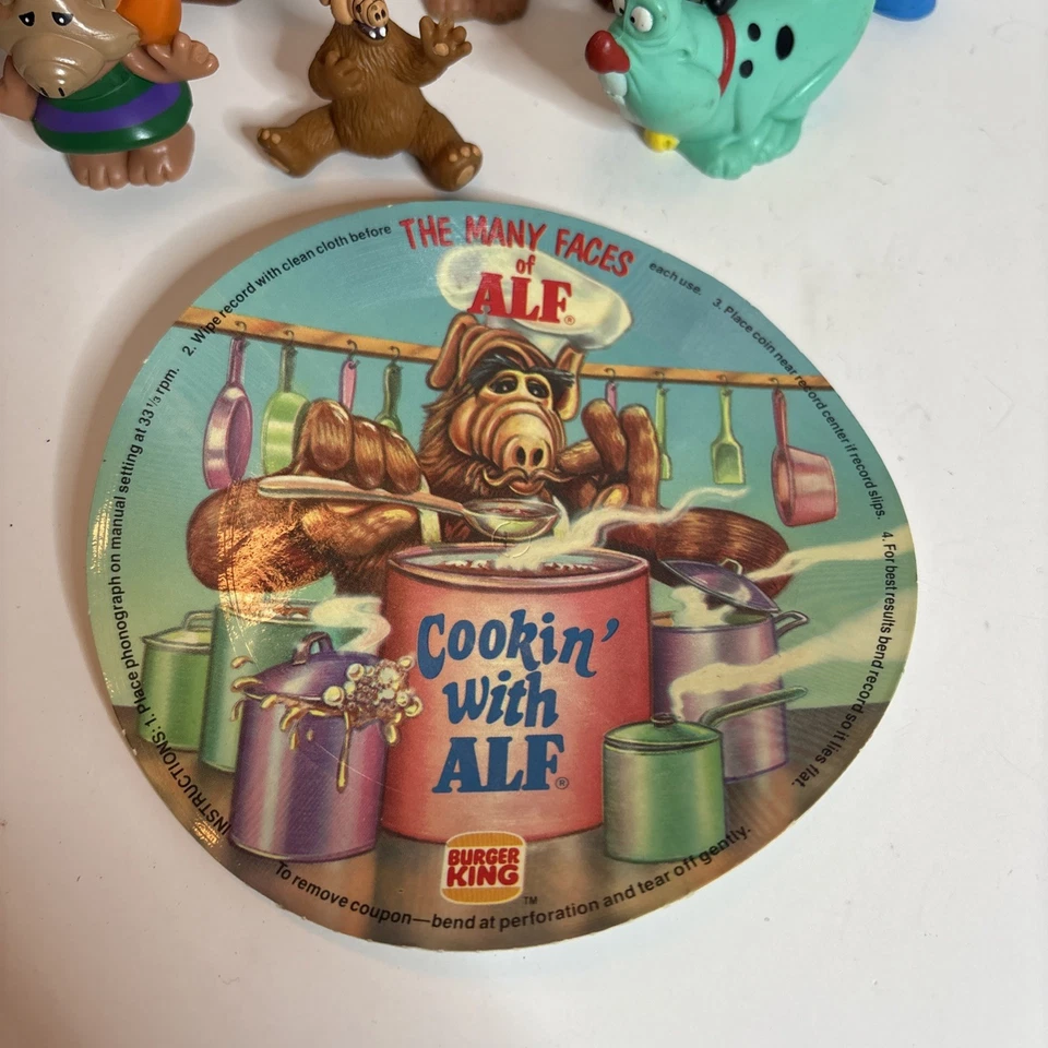 Lote de 8 1987 Coleco Alien Productions Alf Family TV Dibujos Animados PVC Figura Foto 4 de 4