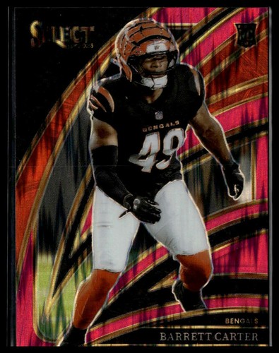2025 Panini Select #258 Barrett Carter Pink Prizm Shock