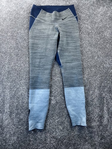 Nike Leggings S Anthracite Black Dri Fit Legendary Colorblock Yoga Running Gray