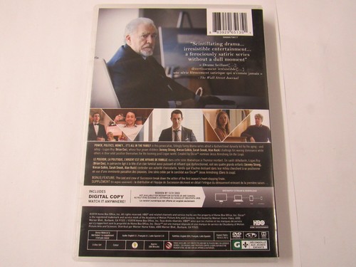 Succession: The Complete First Season (DVD, 2018, 3-Disc Set) - HBO - Picture 2 of 4