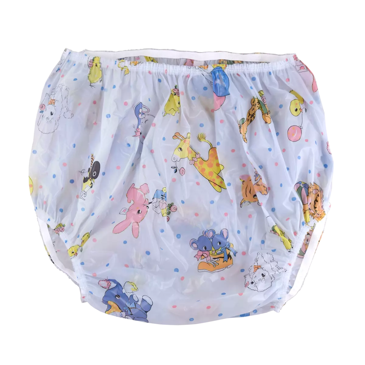 Rearz Christy Adult Nursery Print Plastic Pants Diaper/Nappy Cover - Blue