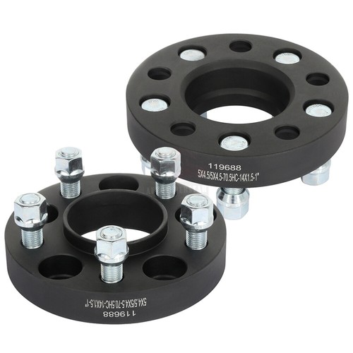 2 X 1" (25mm) 5x4.5 14x1.5 Studs Wheel Spacers For Ford Mustang 3.7L 2015-2017 - Picture 6 of 10