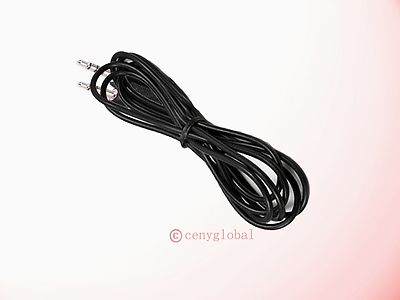 Double 3.5mm Male TRRS Headphone Jack Connector AV TV-Out Video Audio Lead Cable