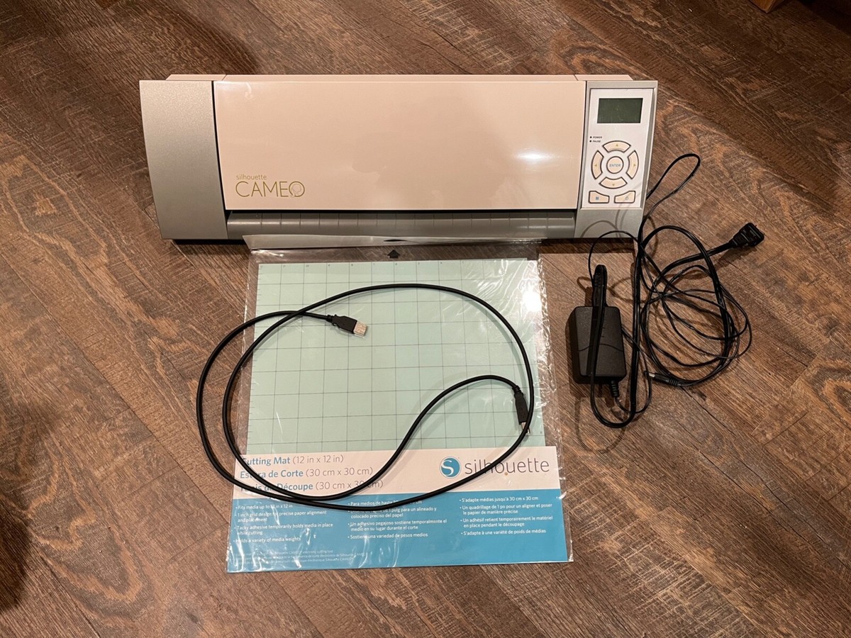 silhouette cameo 1 WITH cutting mat and cords | eBay