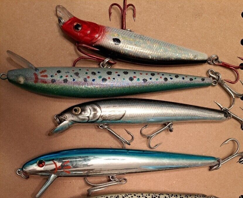 Lot Of 7 Vintage Saltwater Fishing Lures eBay