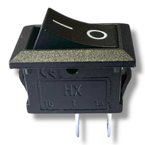 ✅ 1x Ein Aus Einbau Wippschalter Schalter On Off AC 250V 6A 2Pin Schwarz Power ✅ - Picture 5 of 17