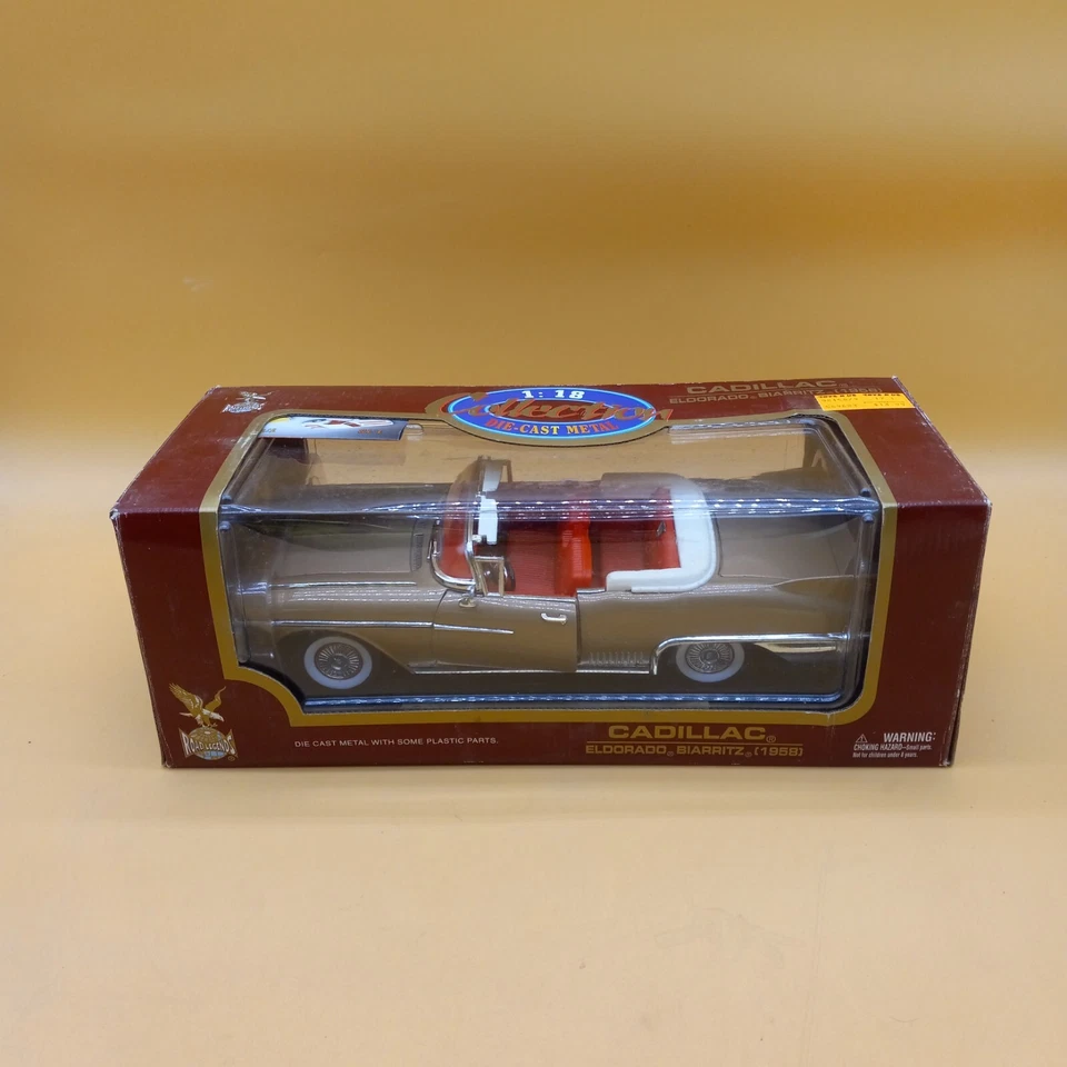 1/18 1958 Cadillac Eldorado Biarritz Conv., en oro por Road Legends Foto 2 de 4