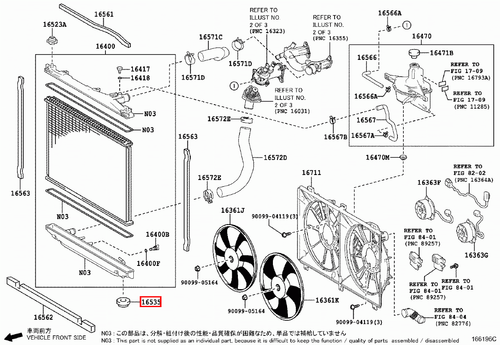 Genuine Lexus LS VXFA55 GVF55 GVF50 GSF50 LS460 USF40 Lower Radiator Support - Picture 14 of 24