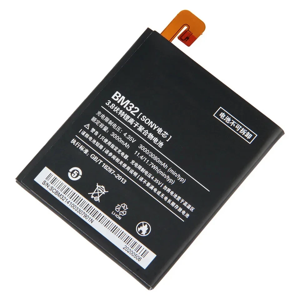 Replacement Phone Battery BM32 For Xiaomi Mi 4 M4 Mi4 3080mAh With Tool - Image 3 of 4