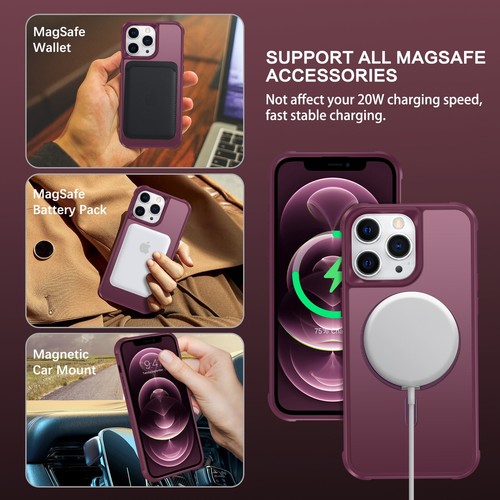 Funda para iPhone 16/15/14/13/12/11 Pro Max pesada a prueba de golpes con soporte magnético cubierta - Imagen 178 de 751