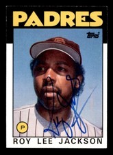 1986 Topps Baseball #634 Roy Lee Jackson Signed Autograph (No COA)