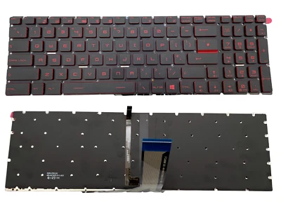 Clavier UK MSI GS60 GE62 GL63 GS70 GL72 6QC GL72 6QD 6QF GL72 6QE GL72 7RD 7QF - Photo 1/3