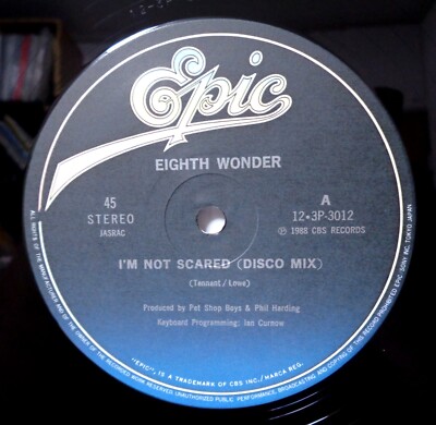 12” Eighth Wonder Use Me QY3P90129 Epic /00250 EIGHTH WONDER I'M NOT SCARED EPIC 12-3P3012 JAPAN 12