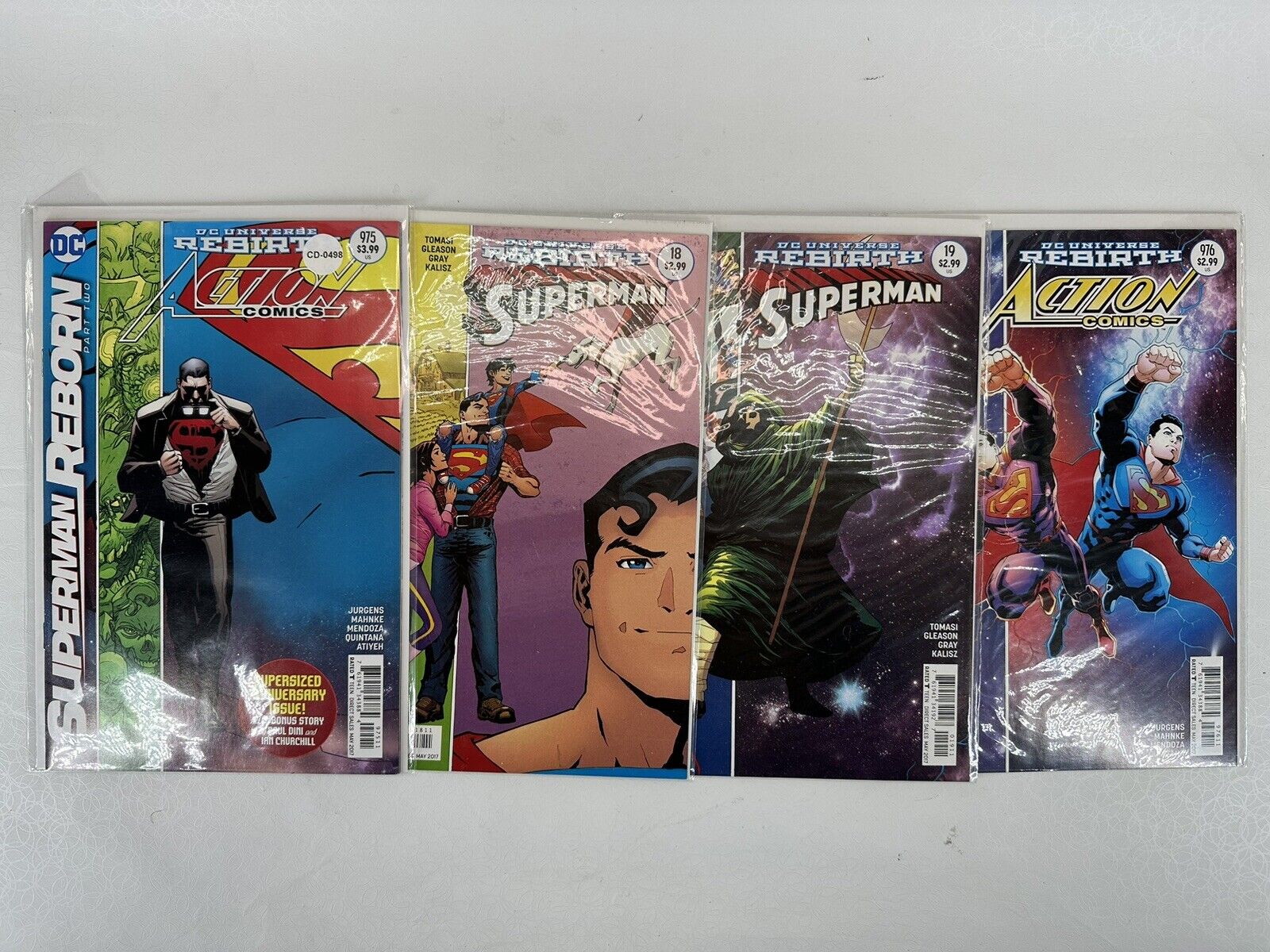 Superman 18-19, Action Comics 975-976, Reborn Part 1-4 Set, DC Comics, Rebirth