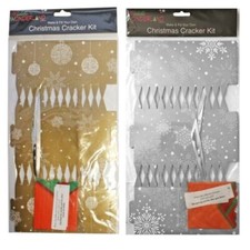 Widdle Wonderland DIY 6 Pack Make your Own Christmas Cracker Kit Silver or Gold