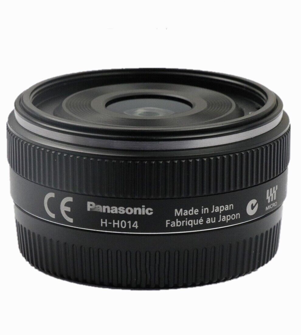 Lumix G 14mm f/2.5 Black Lens for Panasonic Olympus M4/3-mount Camera H-H014