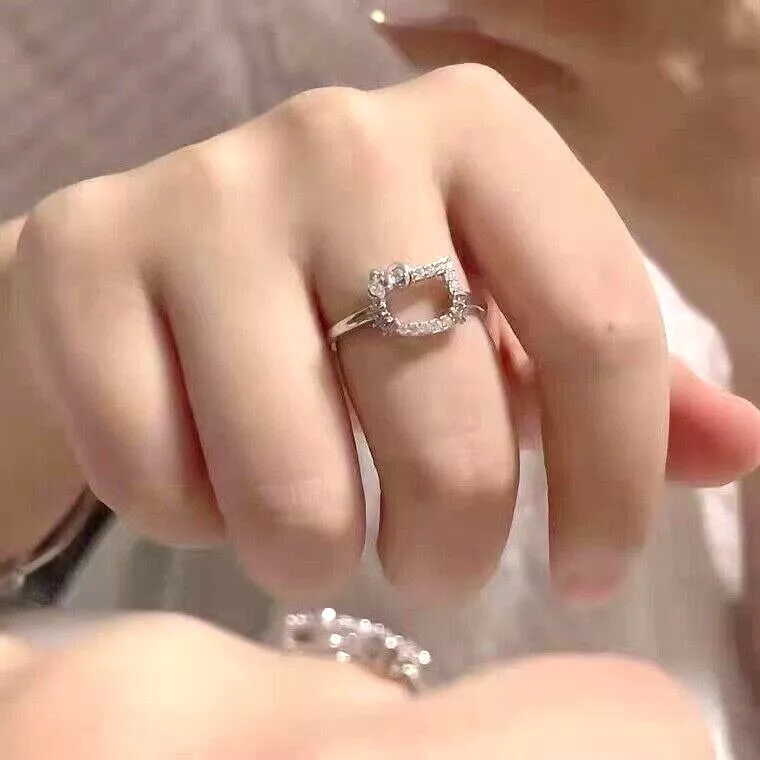 Hello kitty hotsell silver ring
