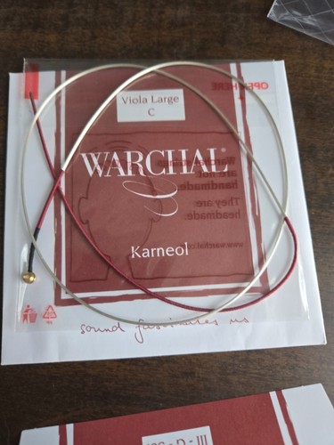 Warchal Karneol Viola String Set 15"-15 3/4" String A, C, D, & G-NEW - Picture 12 of 14