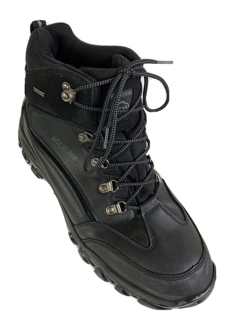 wolverine spencer black hiking boots