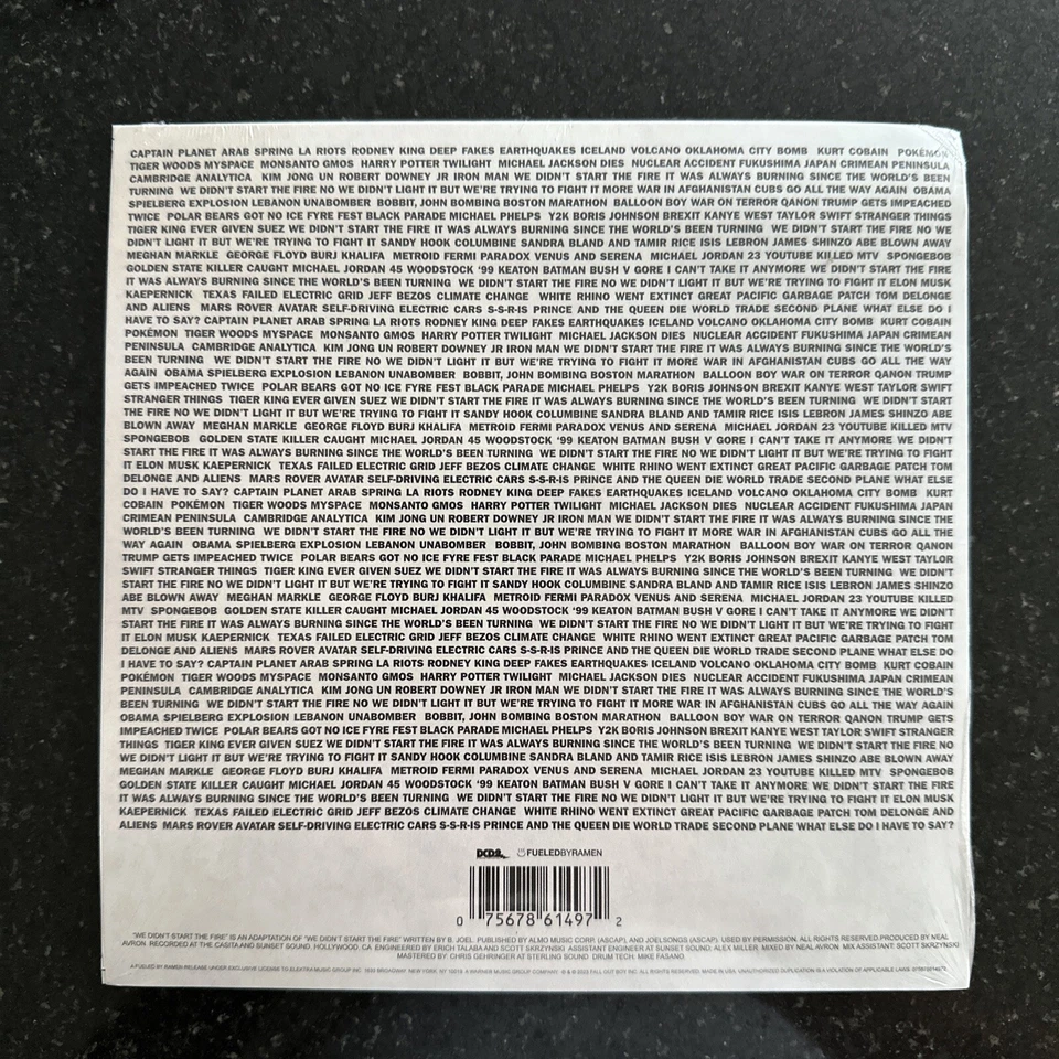 FALL OUT BOY WE DIDN'T START THE FIRE 7" LIMITED VINYL LP  IN HAND Free Ship NEW Foto 2 de 2