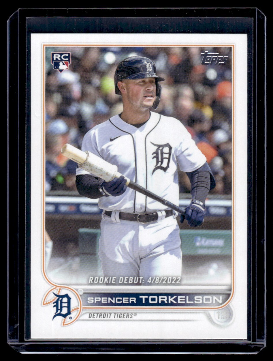 2022 Topps Update Royal Blue Spencer Torkelson RC Detroit Tigers #US79