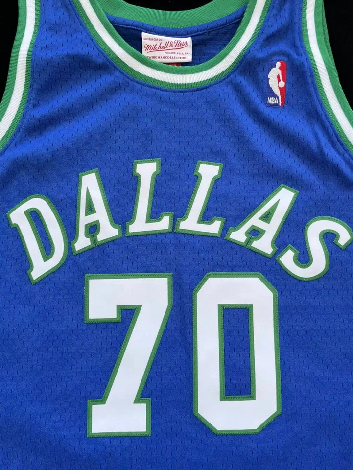 100% Authentic Dennis Rodman Dallas Mavericks 1999-00 Swingman Jersey Throwback - Image 4 of 4