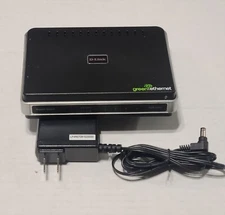 D-Link DGS-2205 5-Port Gigabit Network Switch - Tested Working