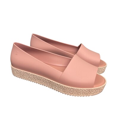Melissa Puzzle Ad Flats Shoes Light Pink Women's Sz 10 US NWOB